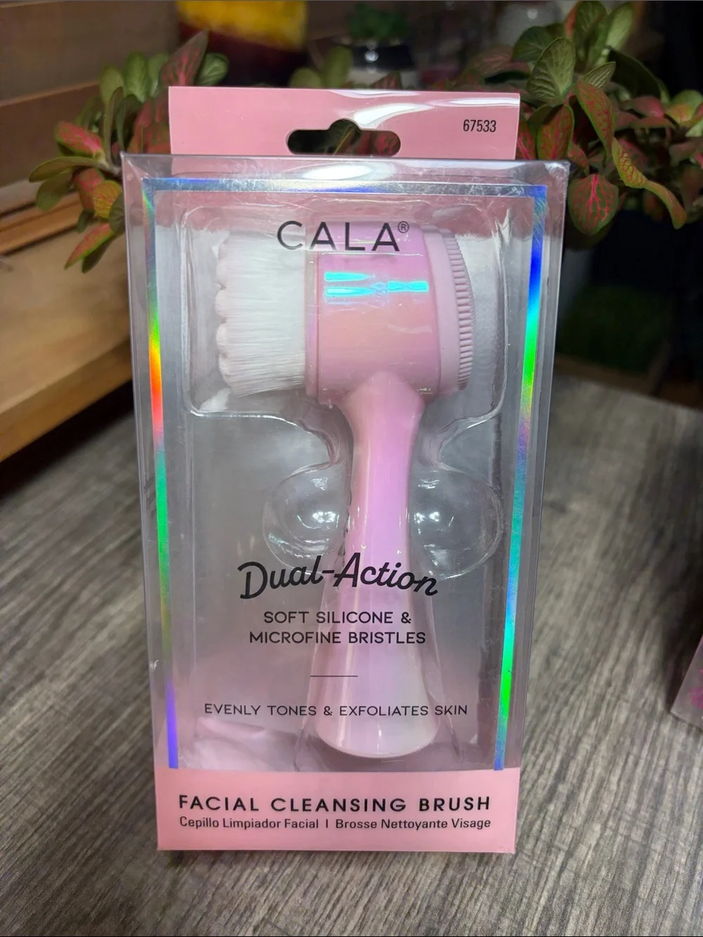 🌻5 for $30🌻 Cala Dual-Action Pink Facial Cleansing Brush